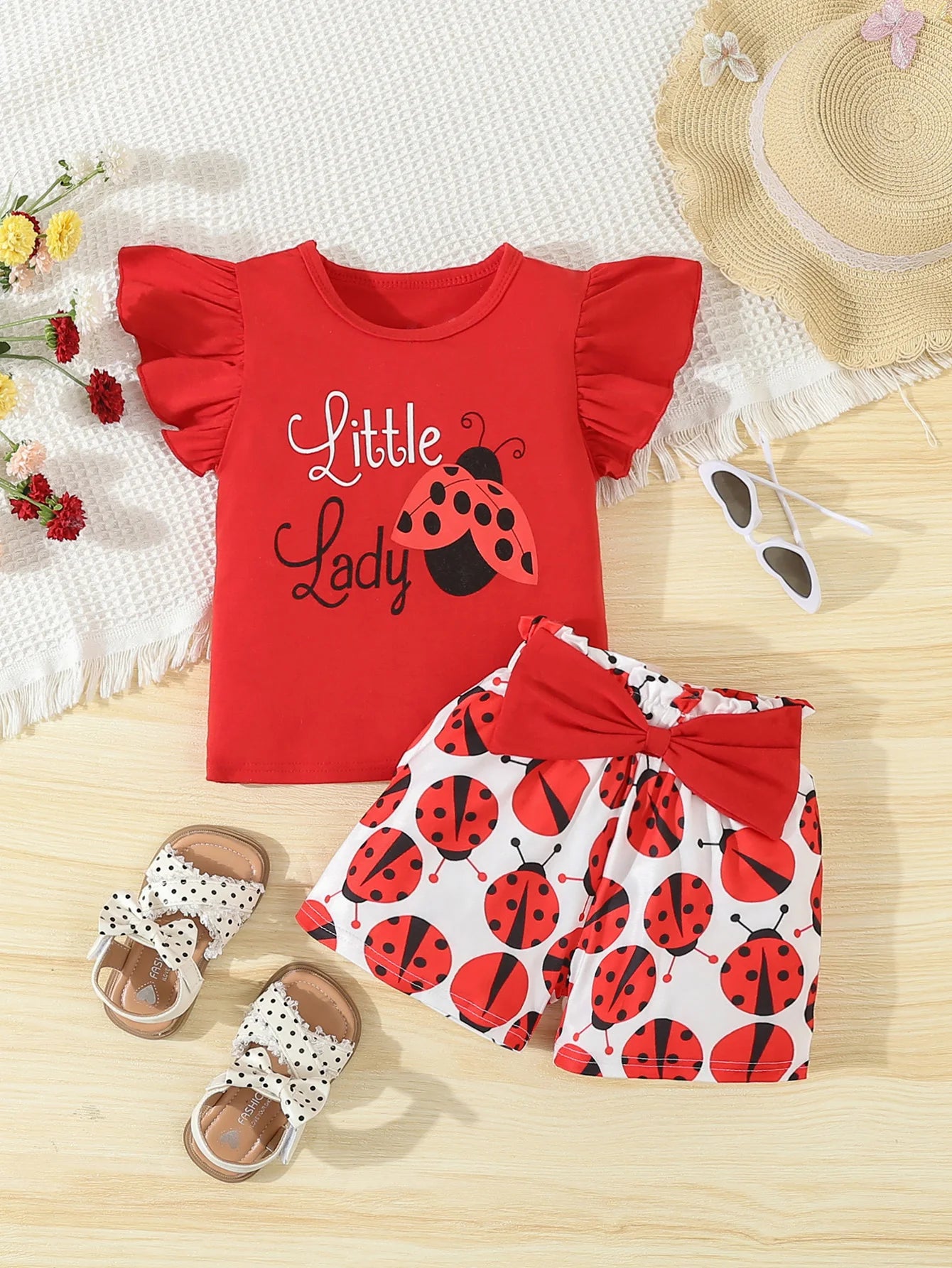 Little Ladybug Set – Bold, Fun & Full of Personality 🐞❤️