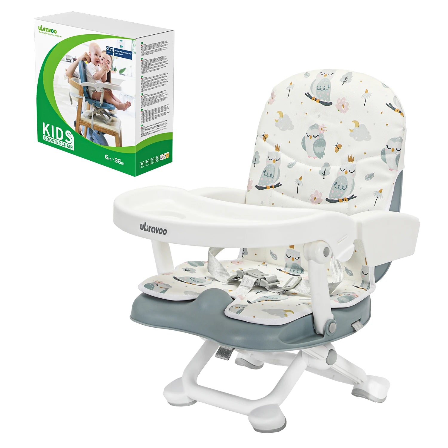 Baby Booster Chair – Foldable, Waterproof & Secure 🪑✨