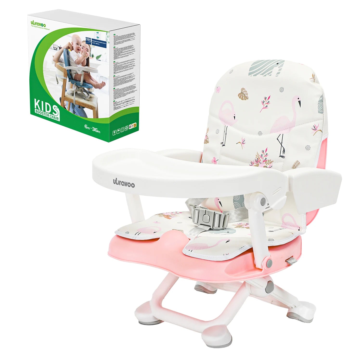 Baby Booster Chair – Foldable, Waterproof & Secure 🪑✨