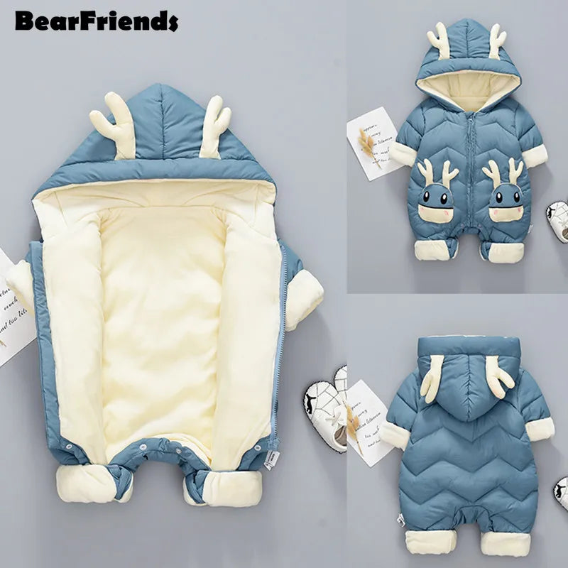 Baby Reindeer Winter Snowsuit – Cosy, Playful & Perfectly Snuggly ❄️🦌
