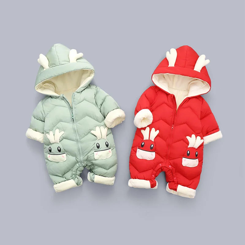 Baby Reindeer Winter Snowsuit – Cosy, Playful & Perfectly Snuggly ❄️🦌