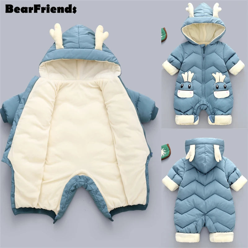 Baby Reindeer Winter Snowsuit – Cosy, Playful & Perfectly Snuggly ❄️🦌
