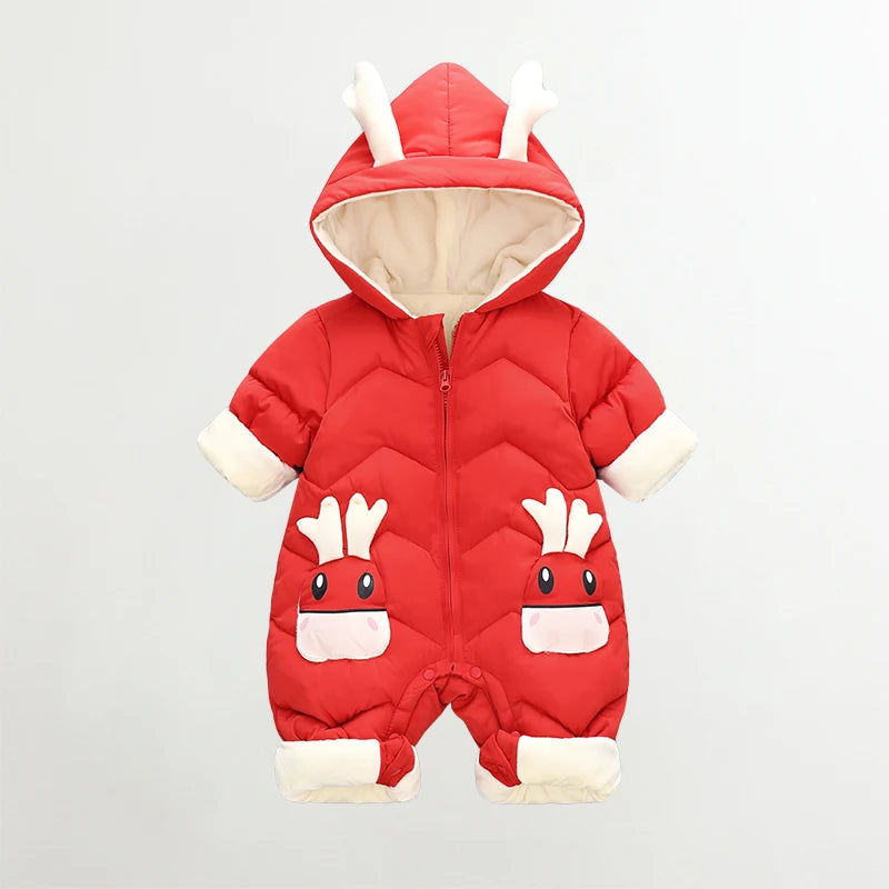 Baby Reindeer Winter Snowsuit – Cosy, Playful & Perfectly Snuggly ❄️🦌
