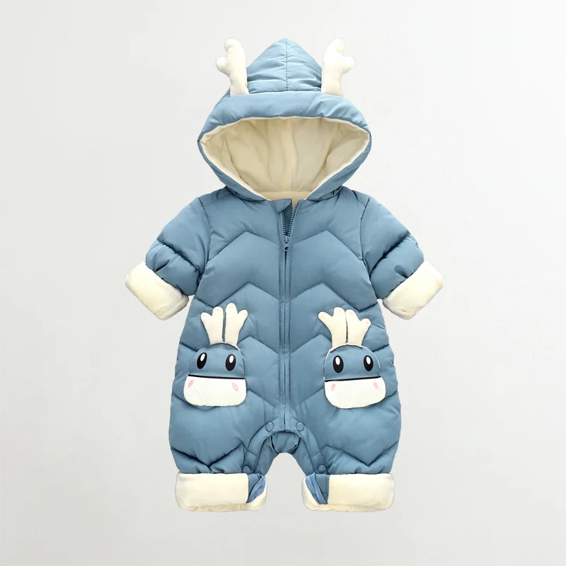 Baby Reindeer Winter Snowsuit – Cosy, Playful & Perfectly Snuggly ❄️🦌