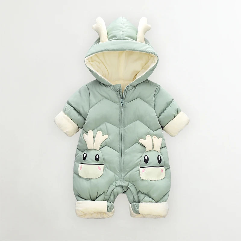 Baby Reindeer Winter Snowsuit – Cosy, Playful & Perfectly Snuggly ❄️🦌