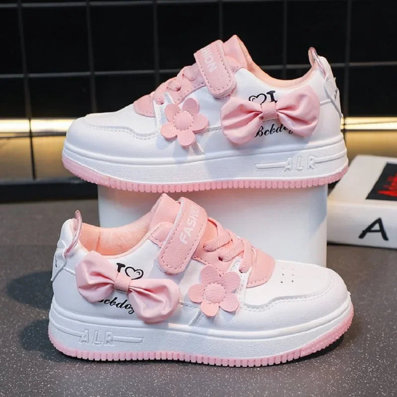 Girls’ Bow & Flower Trainers – Cute, Comfy & Full of Charm 🎀🌸
