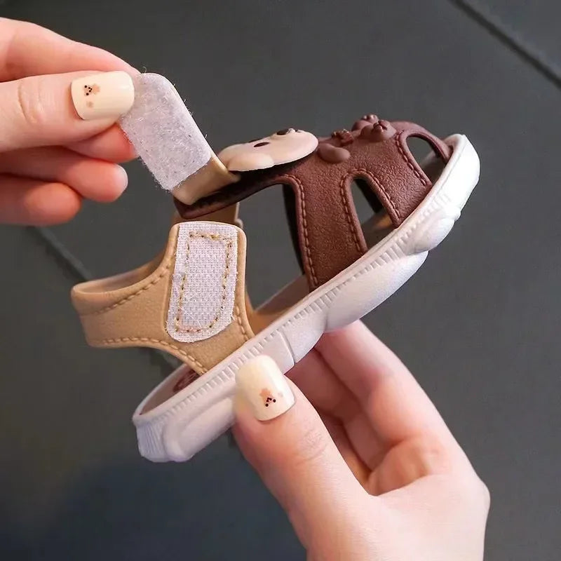 Teddy Bear Baby Sandals – Cute, Comfy & Summer-Ready 🧸☀️