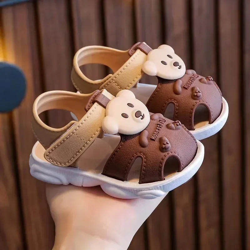 Teddy Bear Baby Sandals – Cute, Comfy & Summer-Ready 🧸☀️