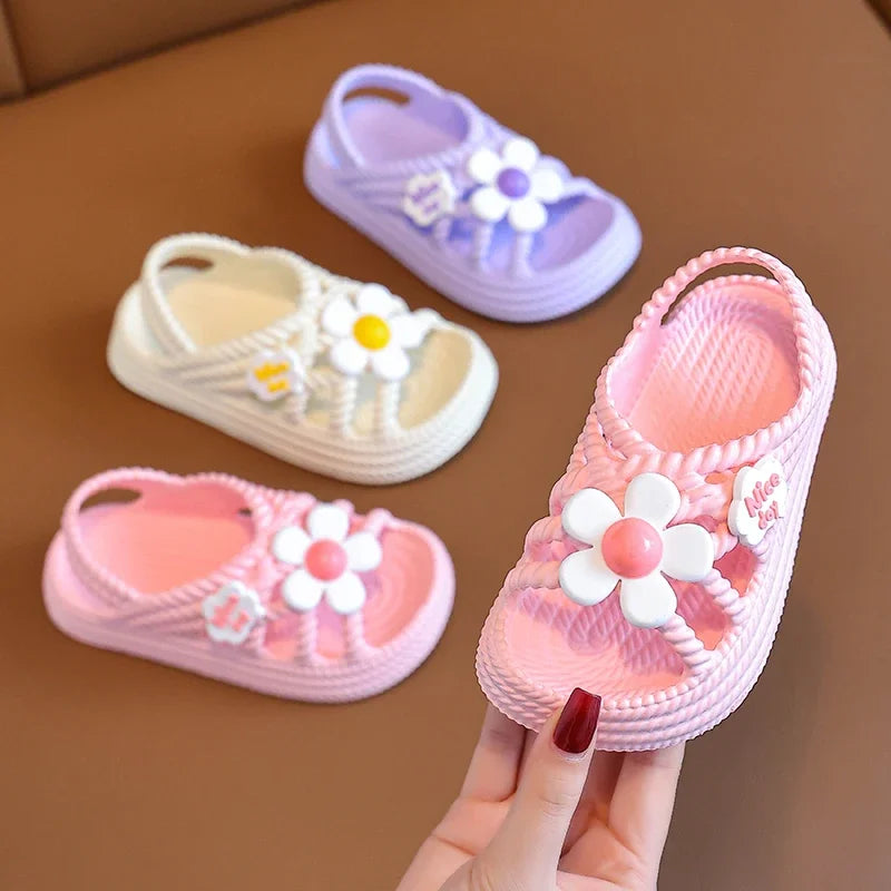 Daisy Summer Sandals – Soft, Cute & Easy to Wear 🌼👣