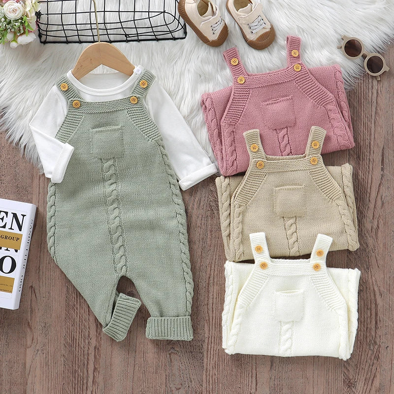Knitted Baby Dungarees – Cosy, Stylish & Adorable ❄👶