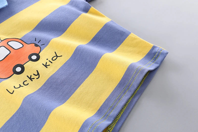 Lucky Kid Polo Set β Playful, Cool & Comfortable πβ¨