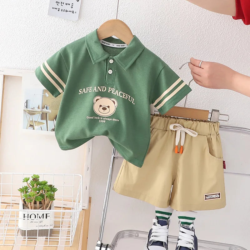 Safe & Peaceful Polo Set β Comfy, Playful & Everyday Ready π»β¨