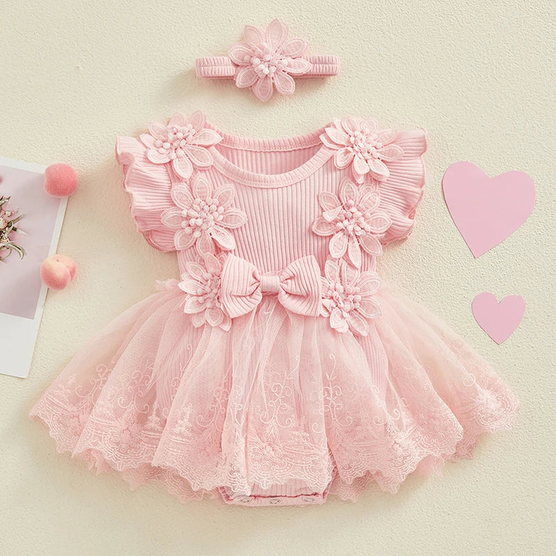 Baby Lace Party Dress – Elegant, Delicate & Charming ✨👶