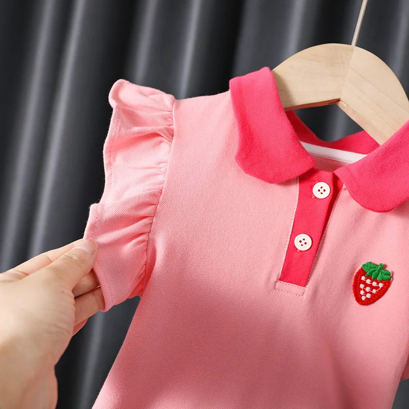 Strawberry Collar Dress – Sweet, Stylish & Full of Charm 🍓👗