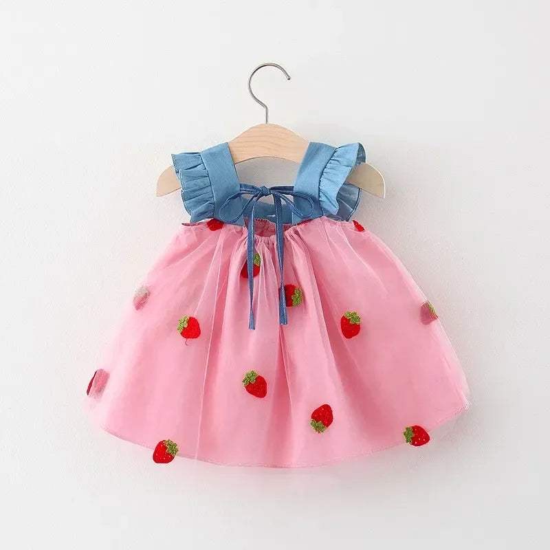 Strawberry Princess Dress – Sweet, Playful & Full of Charm 🍓👗