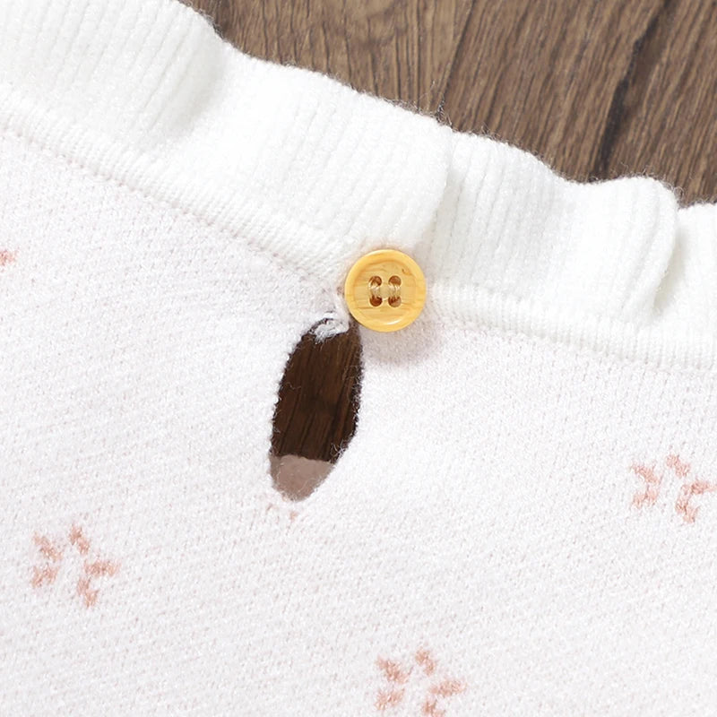 Frilly Baby Knit Onesie – Delicate, Cosy & Sweet 💕