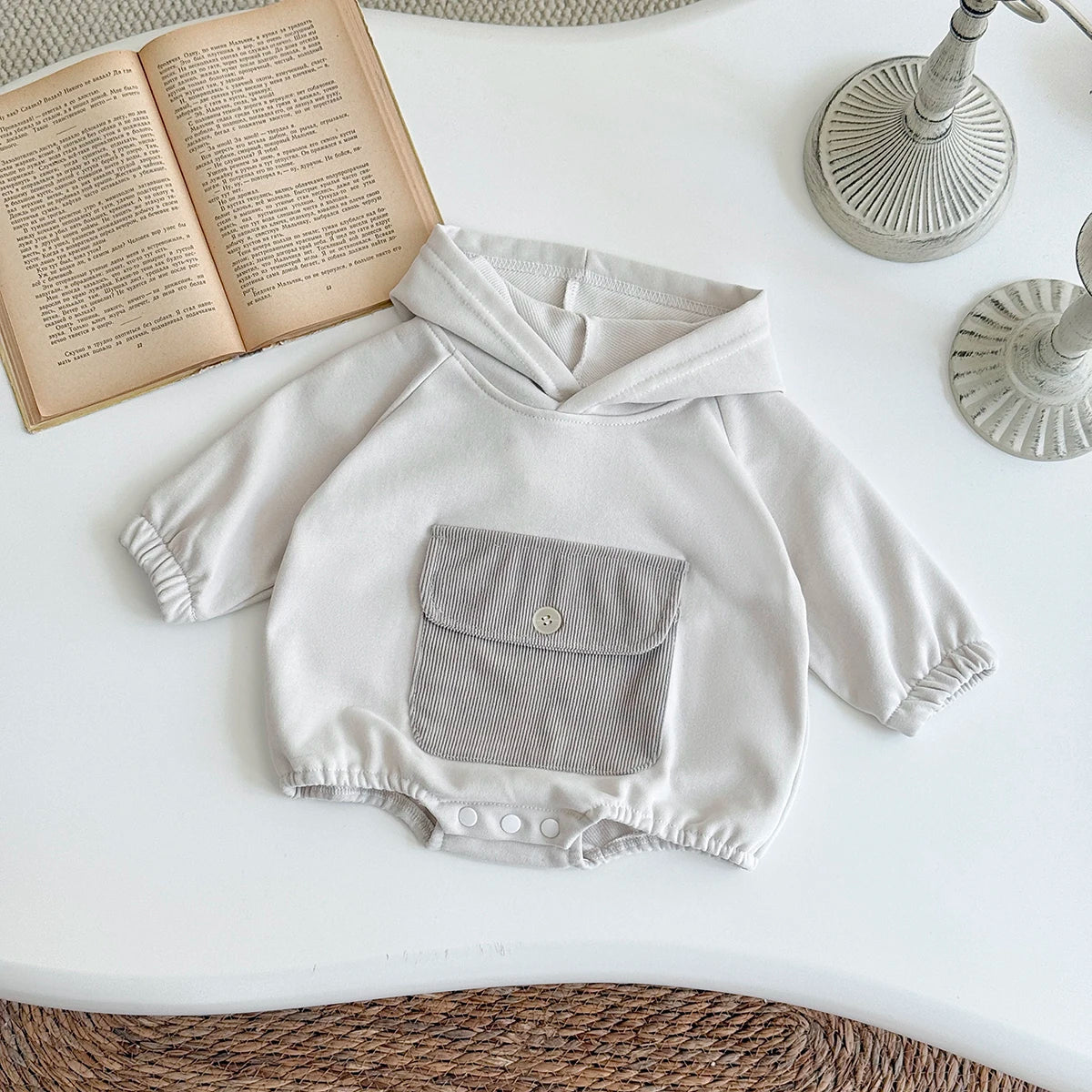 Pocket Hoodie Onesie – Cosy, Cool & Perfectly Practical 🍂👶