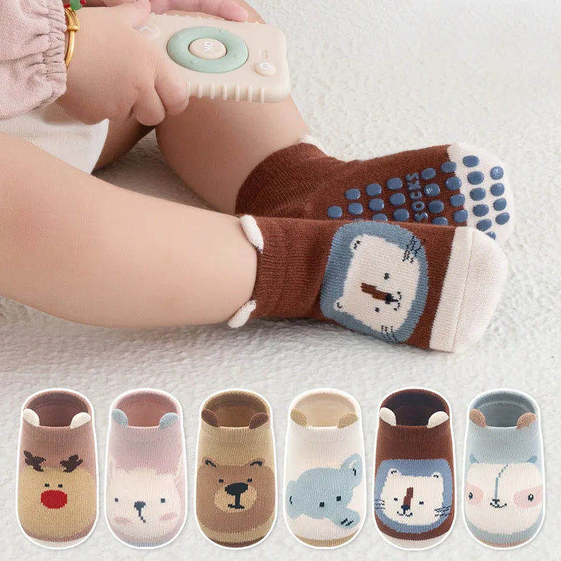 Baby Anti-Slip Socks – Soft, Safe & Full of Fun 🧦✨