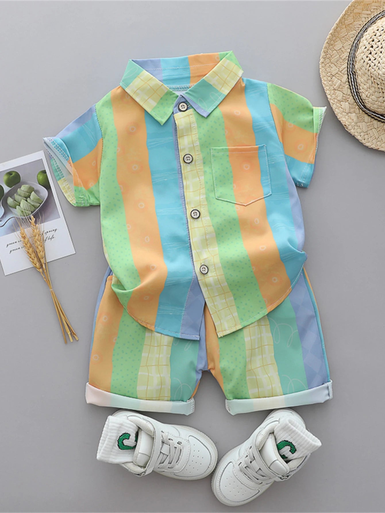 Tropical Striped Summer Set β Vibrant, Breezy & Full of Joy π΄βοΈ