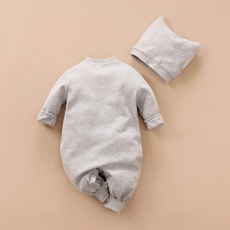 Totoro-Inspired Baby Romper Set – Soft Cotton & Adorably Cosy 🌙🐾