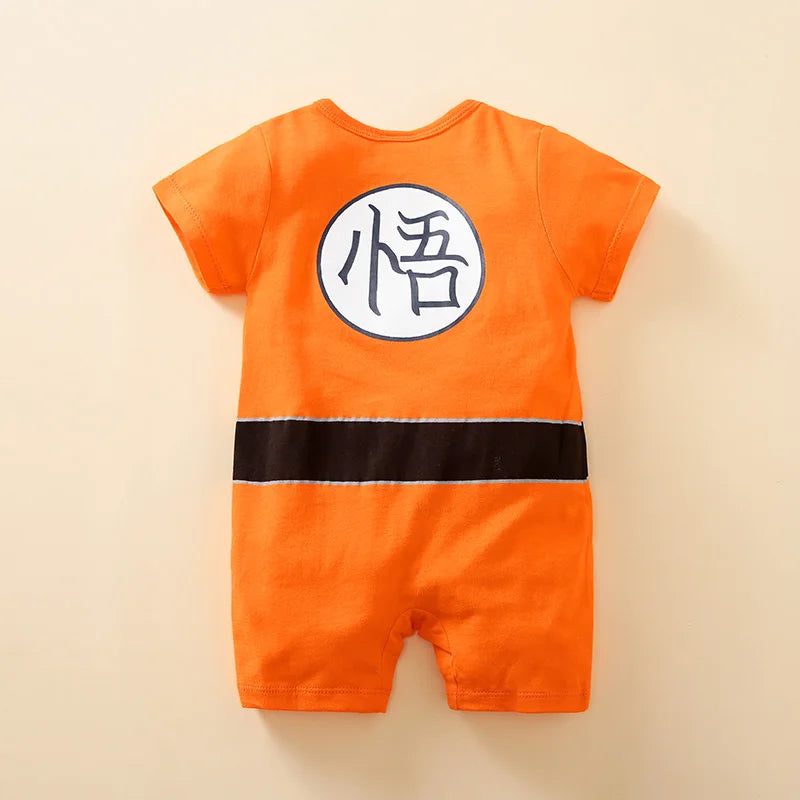 Baby Saiyan Romper – Bold, Comfy & Full of Energy 🧡👶
