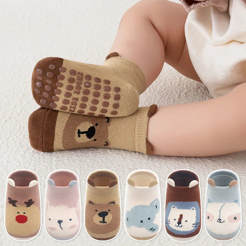 Baby Anti-Slip Socks – Soft, Safe & Full of Fun 🧦✨