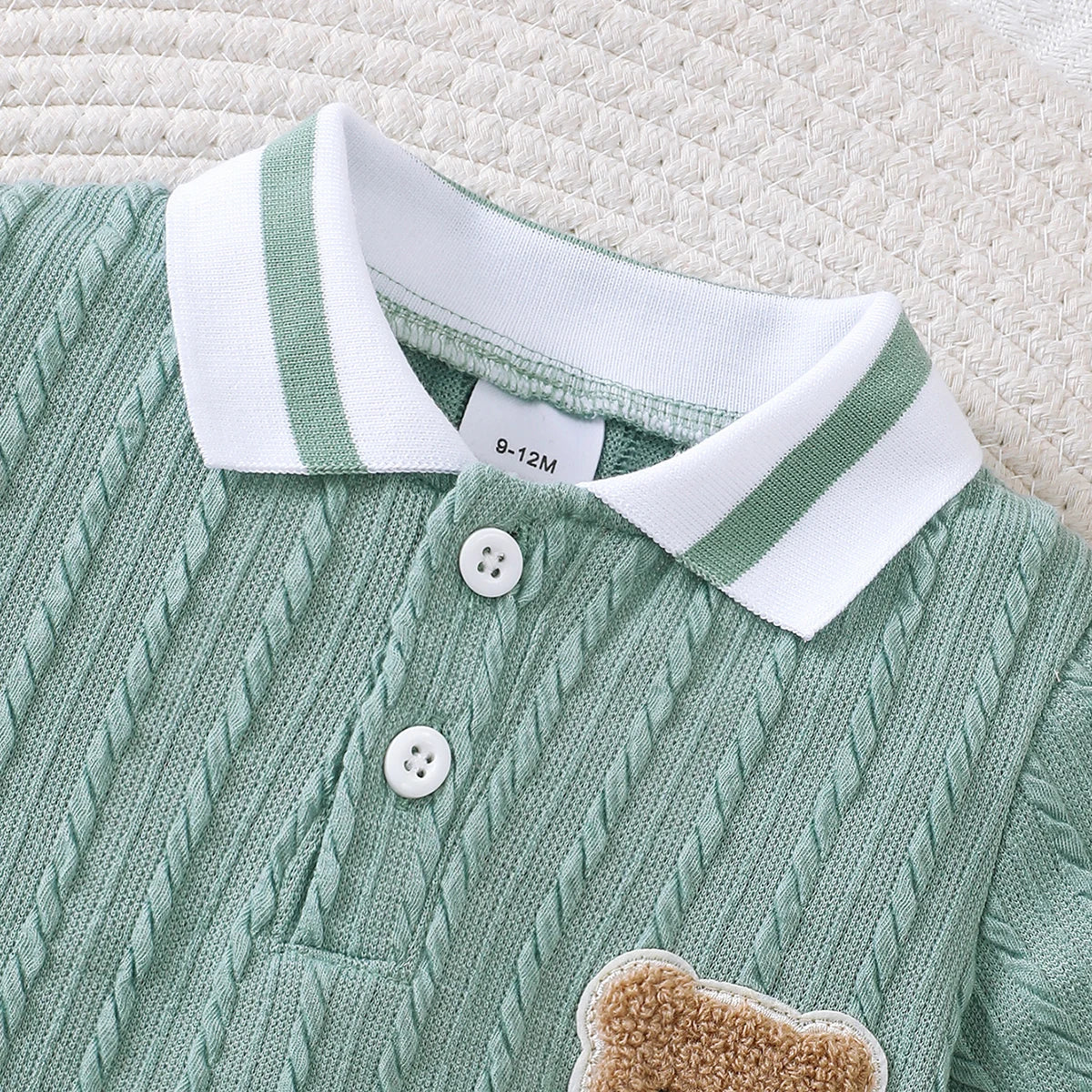 Baby Polo Romper – Comfy, Cute & Bear-Approved 🐻✨