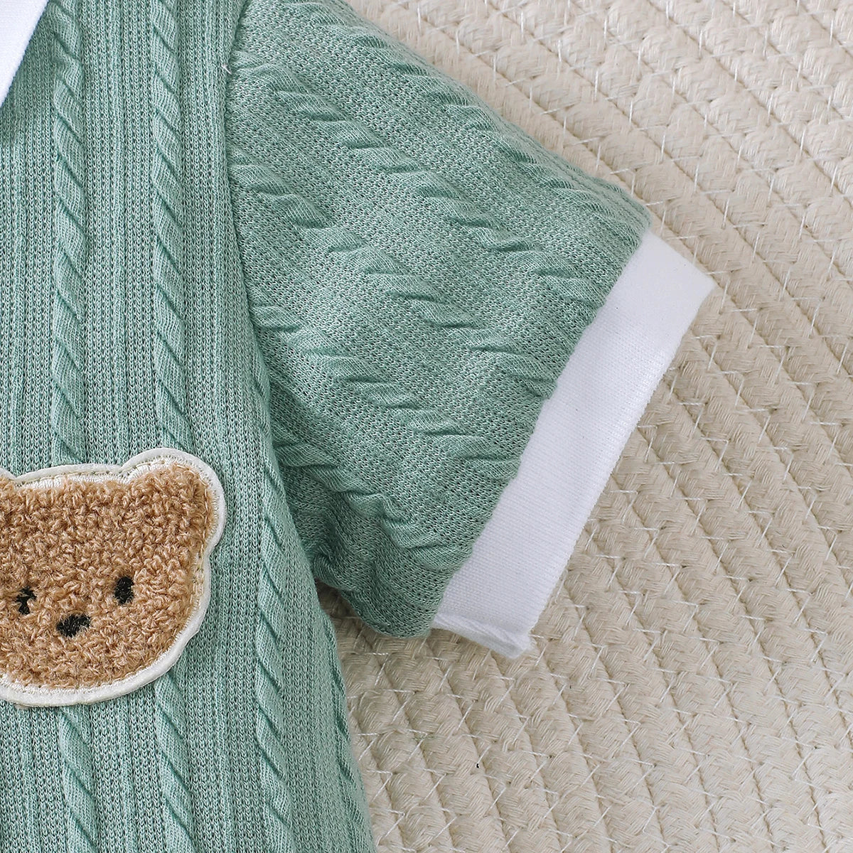 Baby Polo Romper – Comfy, Cute & Bear-Approved 🐻✨