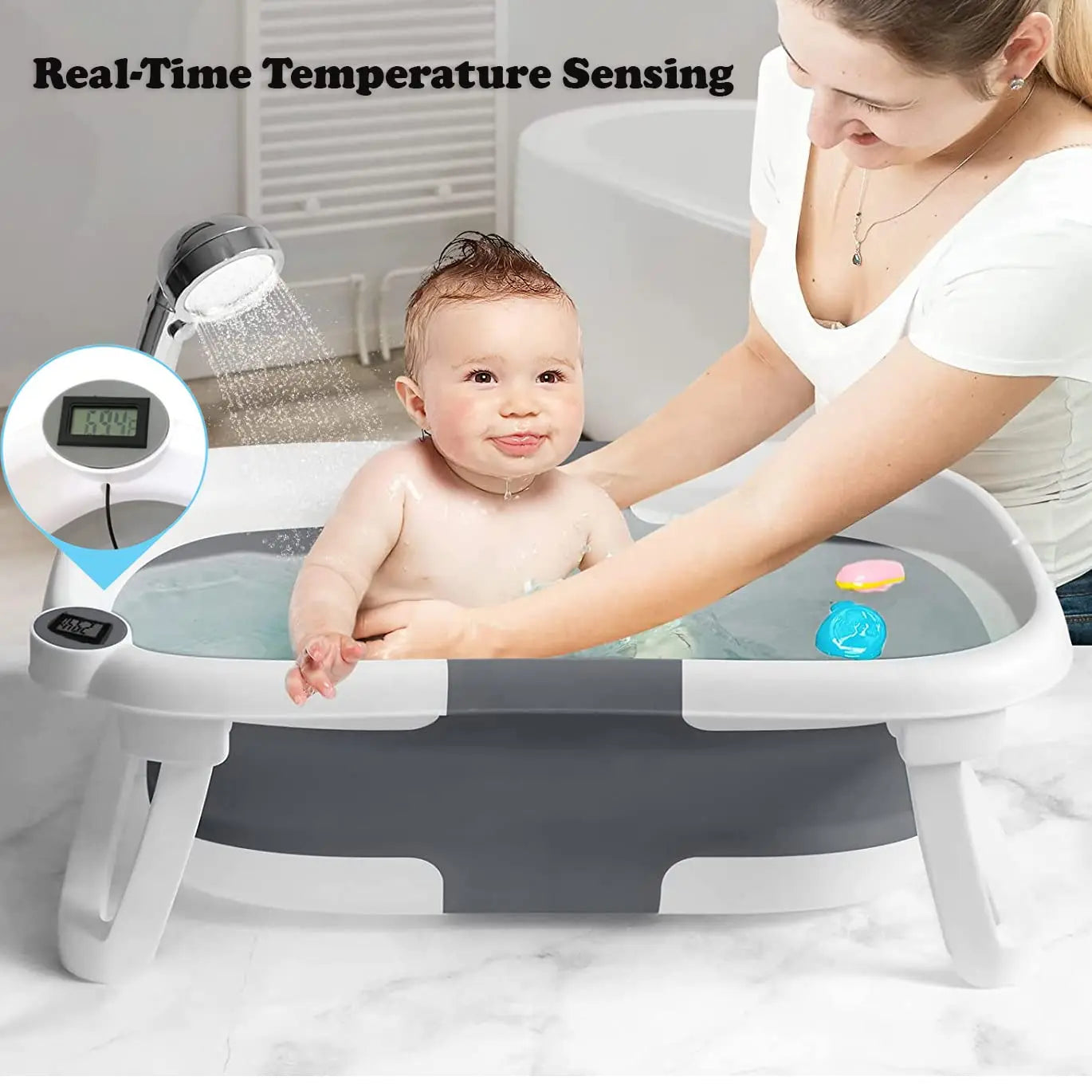 Baby Folding Bathtub – Practical, Safe & Comfortable 🛁⭐