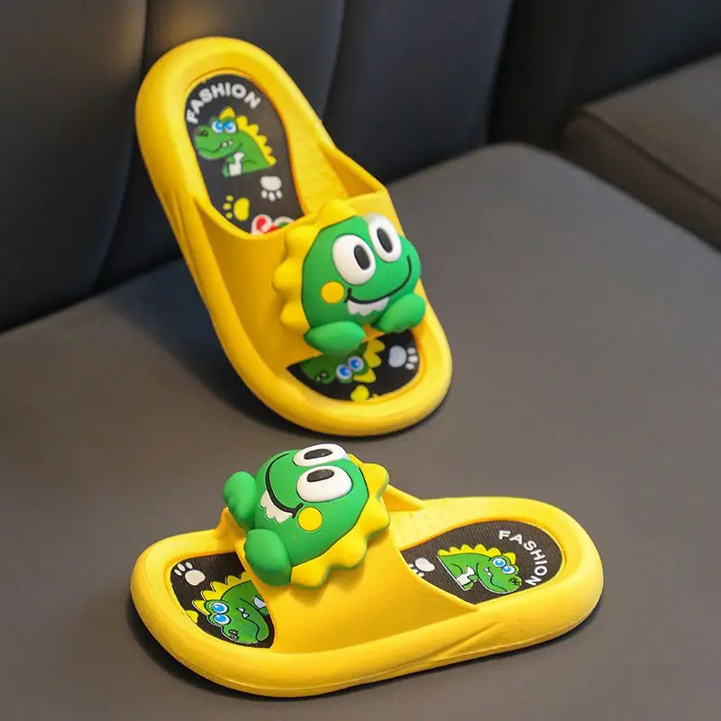 Dino Cartoon Slides – Playful, Colourful & Super Comfy 🦖✨