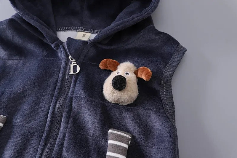 3-Piece Dog Ear Baby Outfit β Cosy, Playful & Paw-sitively Adorable πΎπΆ
