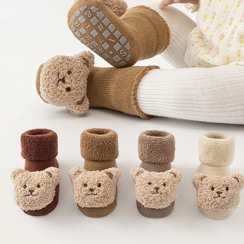 Teddy Baby Socks – Cosy, Playful & Non-Slip 🧸🧦
