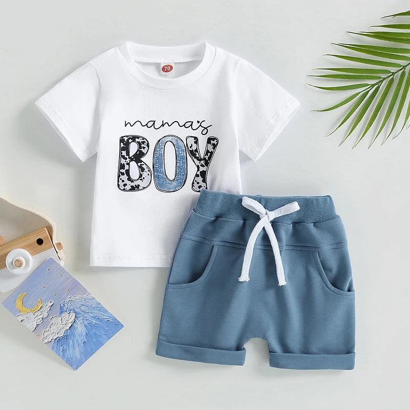 Mamaβs Boy Summer Set β Comfy, Bold & Absolutely Adorable π