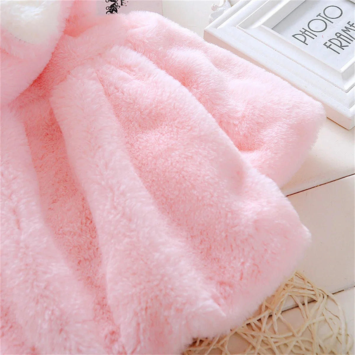 Bunny Hooded Plush Coat – Fluffy, Cosy & Full of Charm 🐰❄️