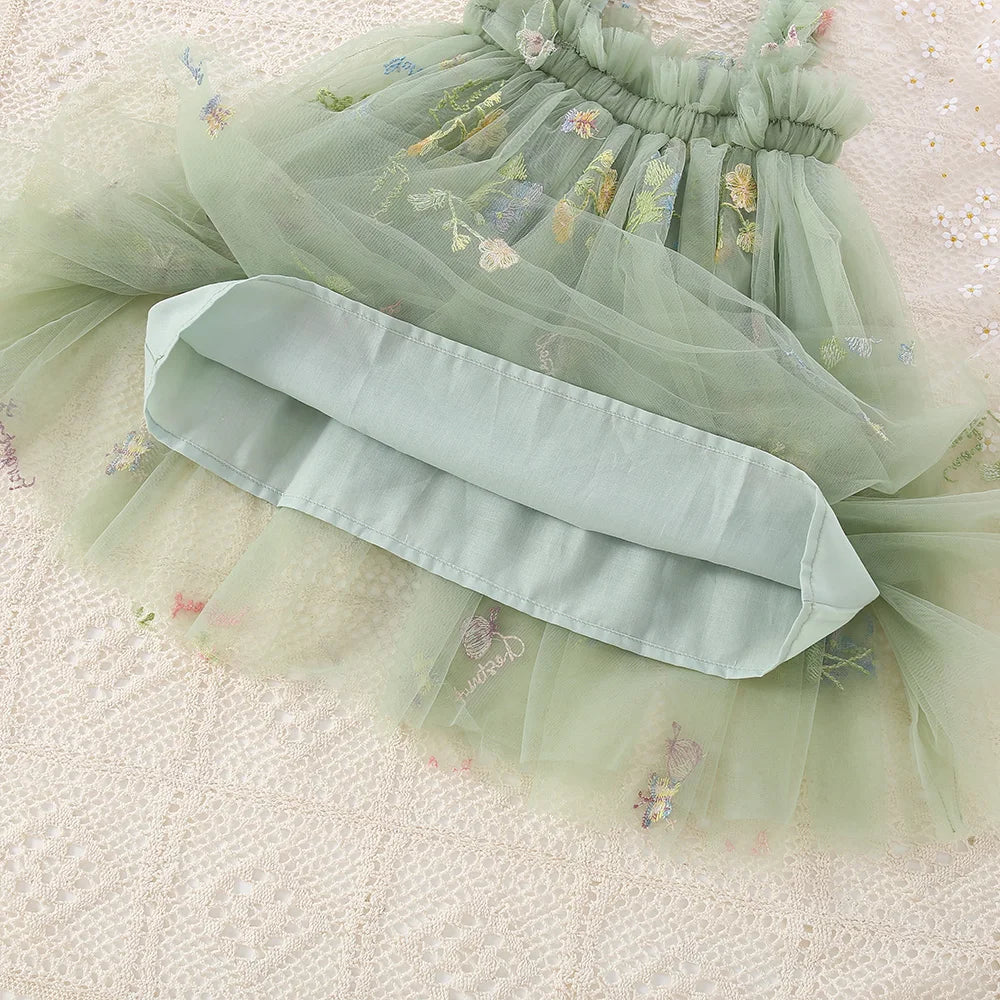 Fairy Garden Tulle Dress – Whimsical, Soft & Elegantly Sweet 🧚♀️🌸