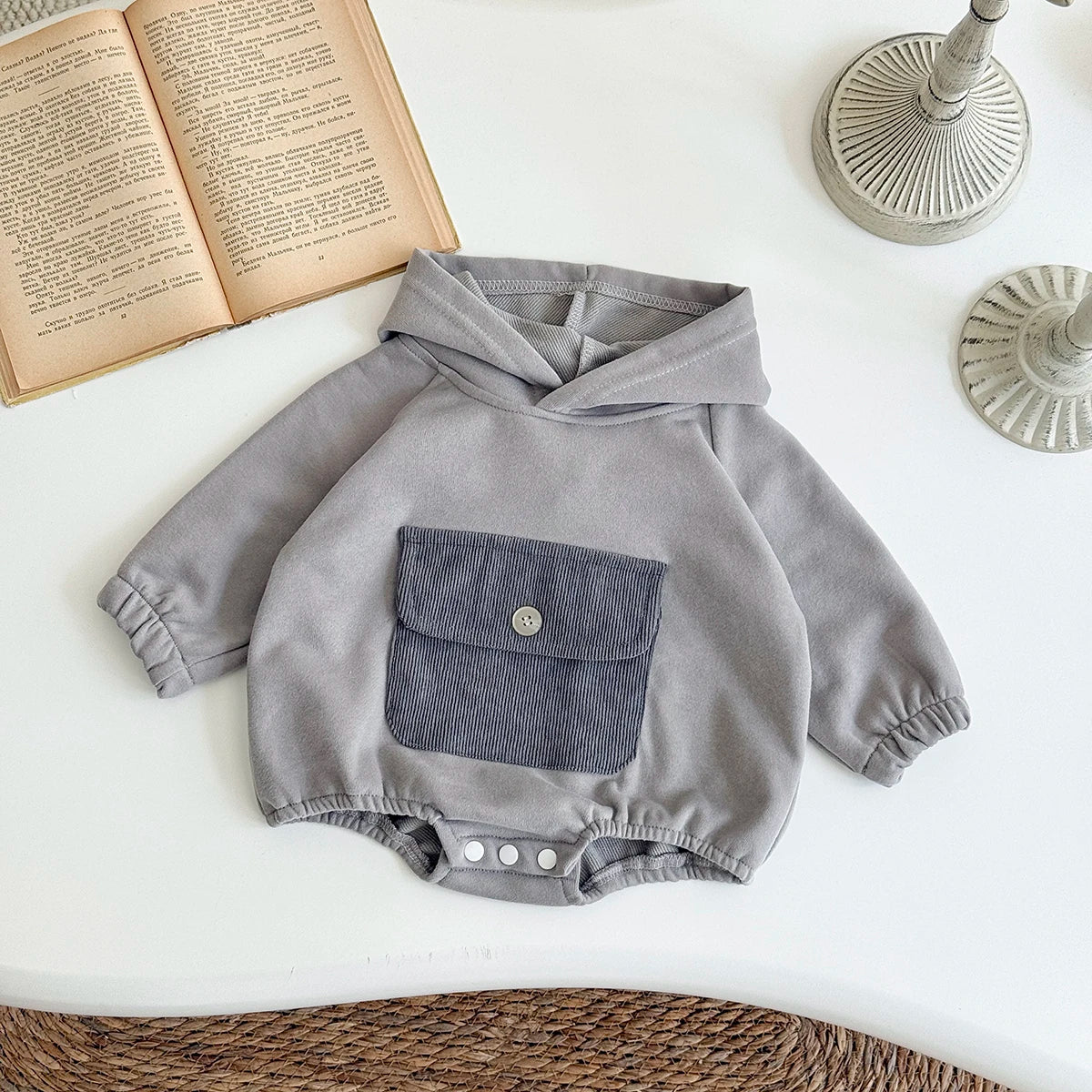 Pocket Hoodie Onesie – Cosy, Cool & Perfectly Practical 🍂👶