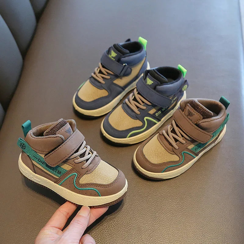 Kids High-Top Trainers – Comfy, Durable & Stylish 👟✨