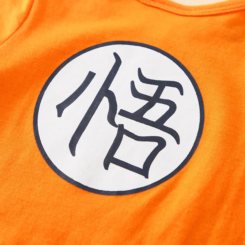 Baby Saiyan Romper – Bold, Comfy & Full of Energy 🧡👶