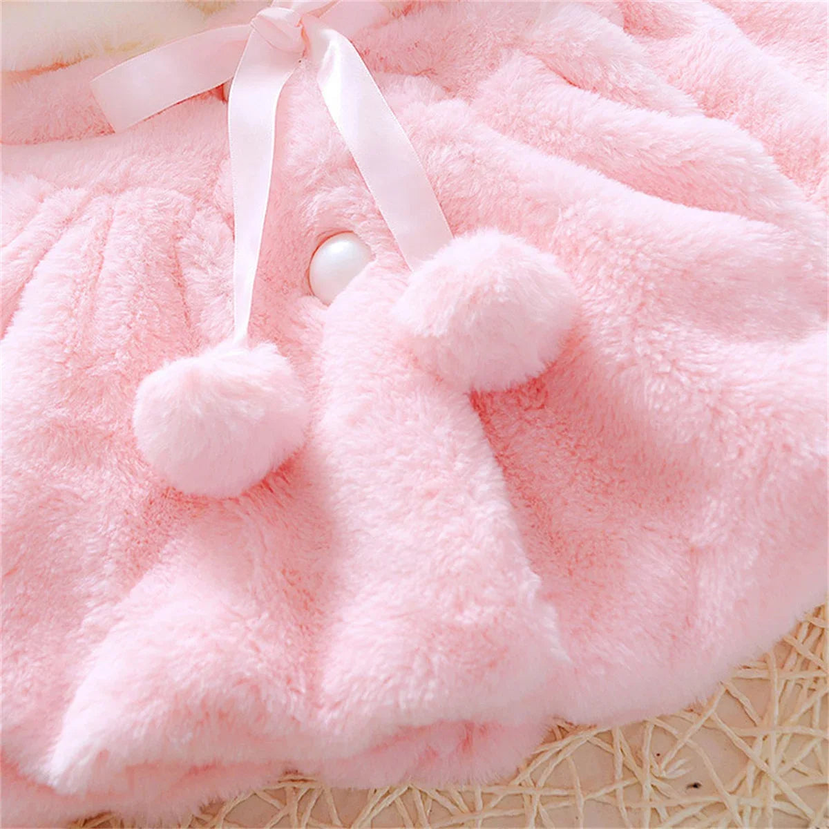 Bunny Hooded Plush Coat – Fluffy, Cosy & Full of Charm 🐰❄️