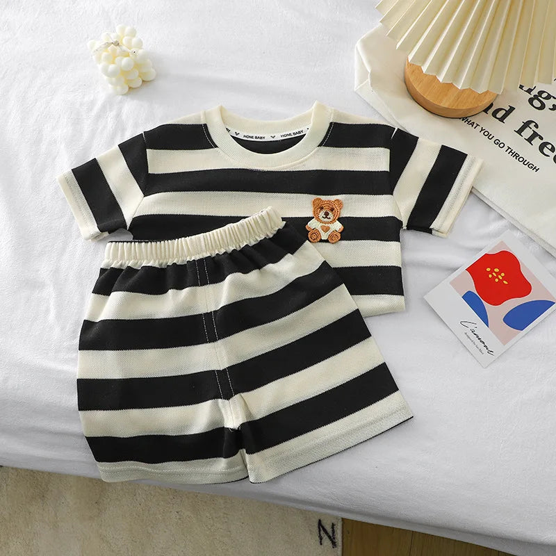 Striped Teddy Set β Playful, Stylish & Comfortable π»β¨
