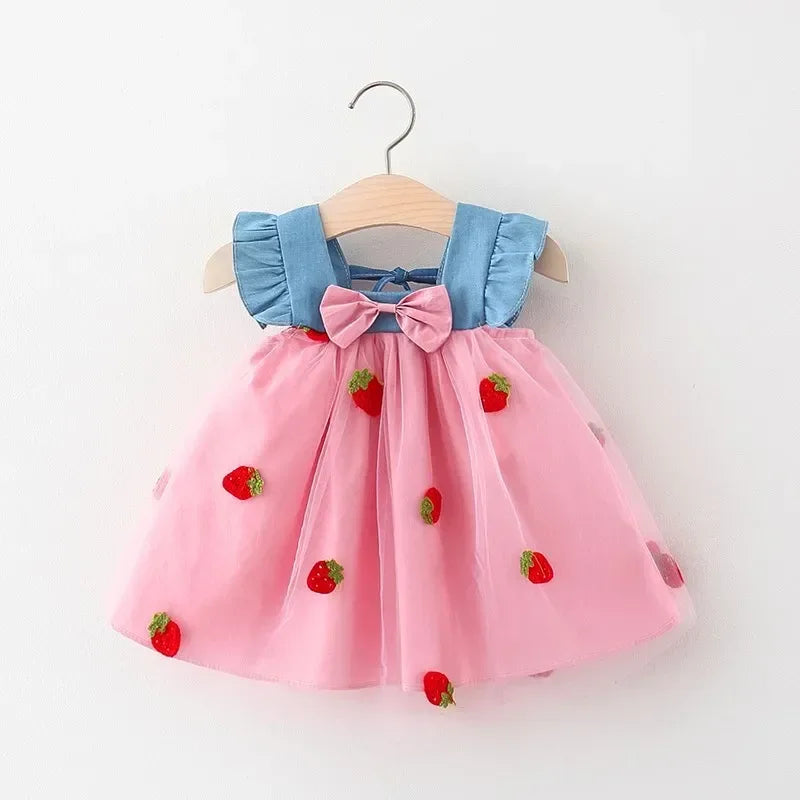 Strawberry Princess Dress – Sweet, Playful & Full of Charm 🍓👗