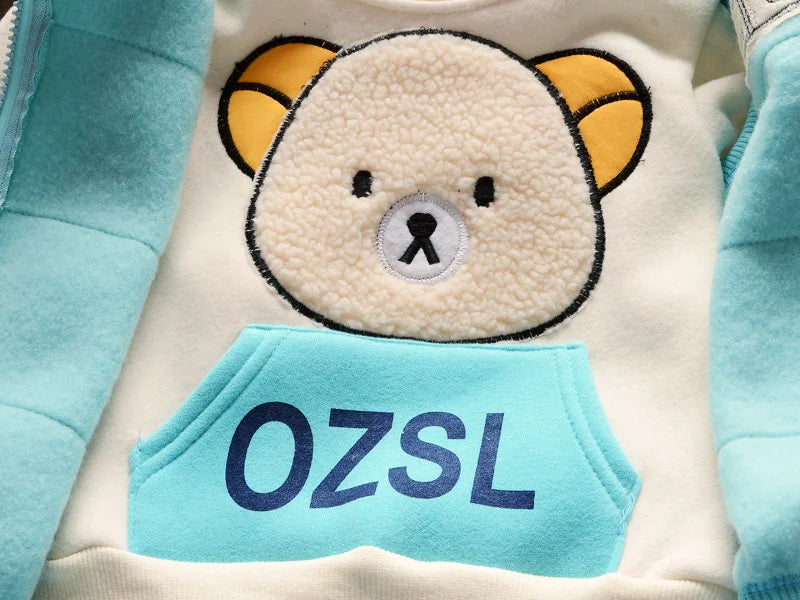 Blue Bear Hoodie Set – Cosy, Playful & Ultra Cute 🐻❄️
