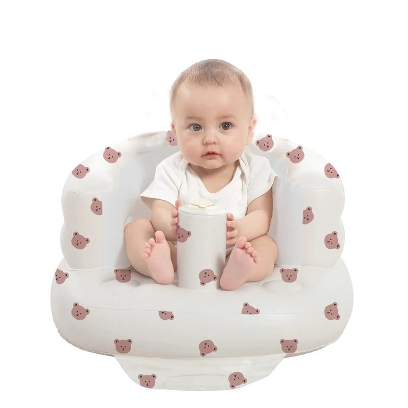 Baby Inflatable Seat – Comfy, Safe & Adorably Practical 🐻✨