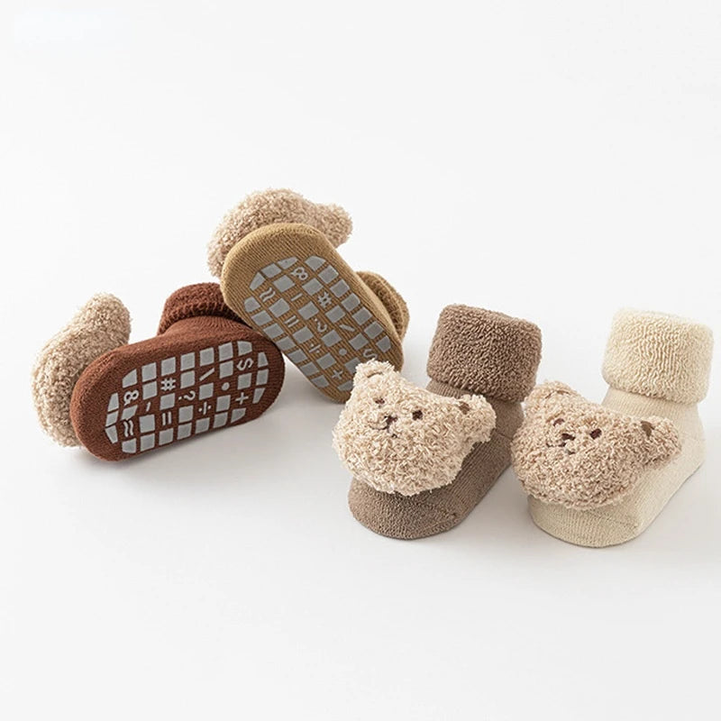 Teddy Baby Socks – Cosy, Playful & Non-Slip 🧸🧦