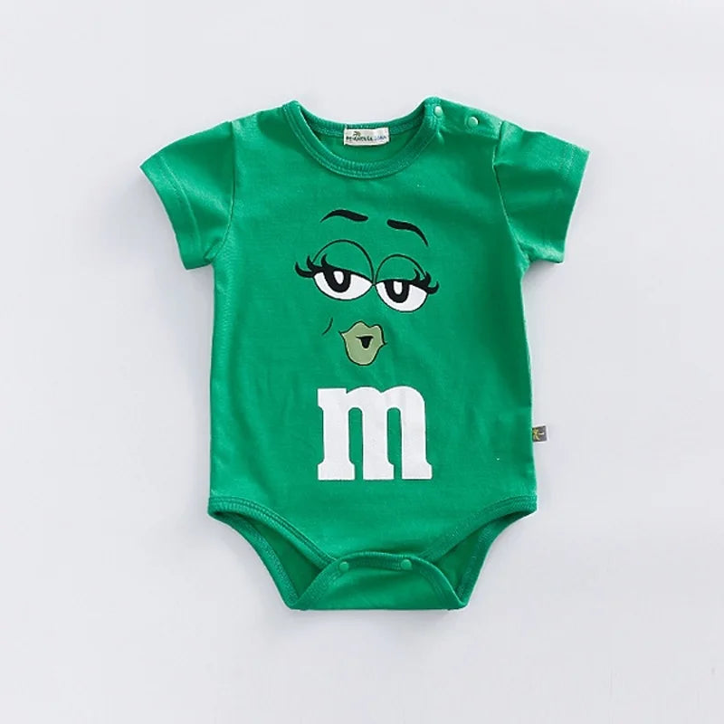 M&M Baby Romper – Colourful, Playful & Full of Personality 🍬👶