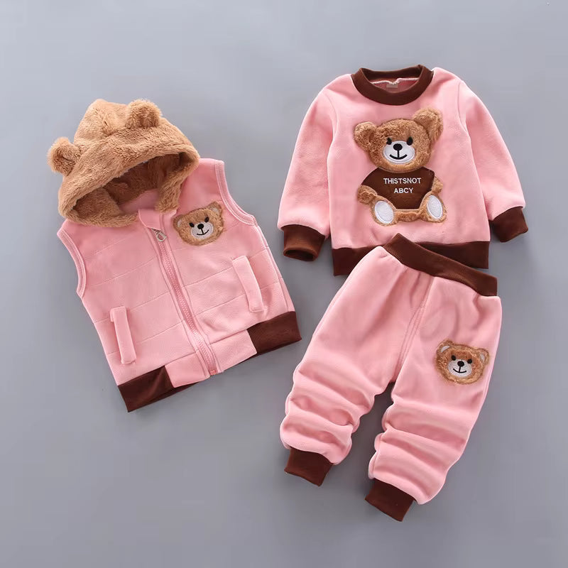 3-Piece Teddy Bear Winter Outfit β Cosy, Playful & Full of Charm π»βοΈ