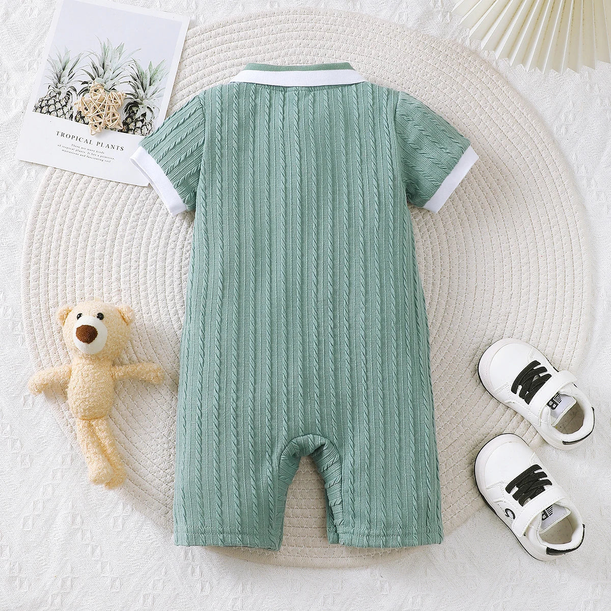 Baby Polo Romper – Comfy, Cute & Bear-Approved 🐻✨