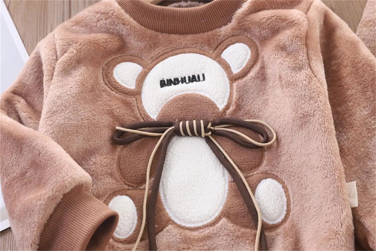 Fluffy Bunny 2-Piece Set – Adorable, Warm & Ready to Hop Into Winter 🐰❄️