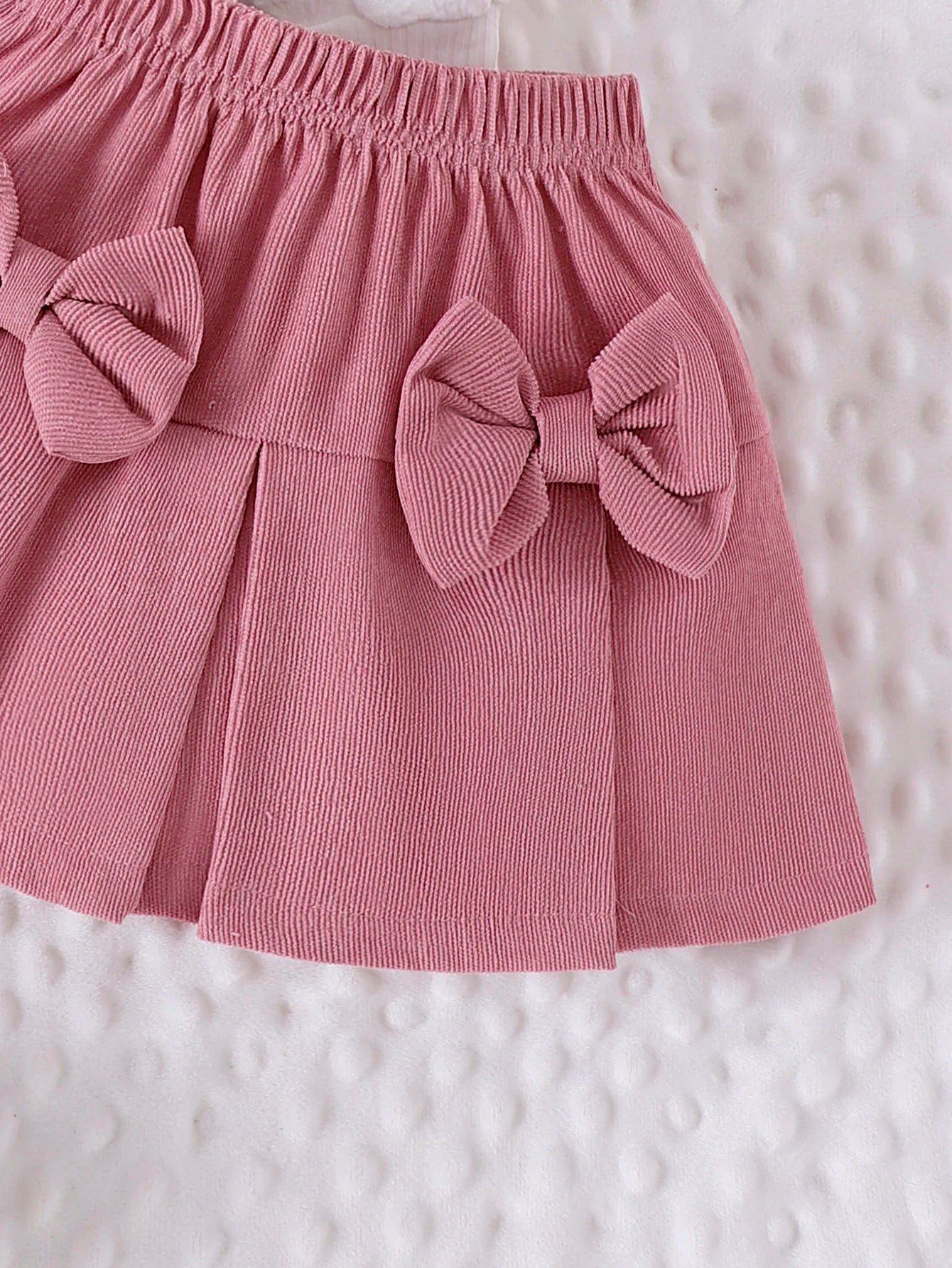 Puffy Heart Top & Bow Skirt Set – Sweet, Stylish & Full of Love 💗🎀