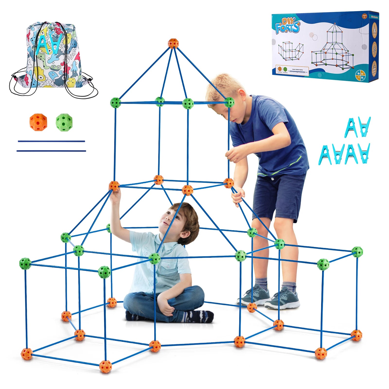 Kids’ Fort Building Kit – Creative, Fun & Imaginative Play 🏰✨